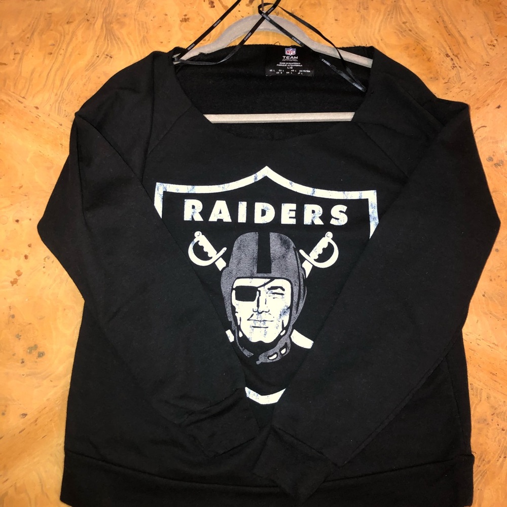 Raiders Wide Neck Sweatshirt